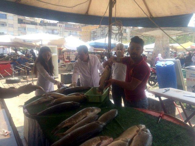 Salihli’de Balık Tezgahları Denetlendi