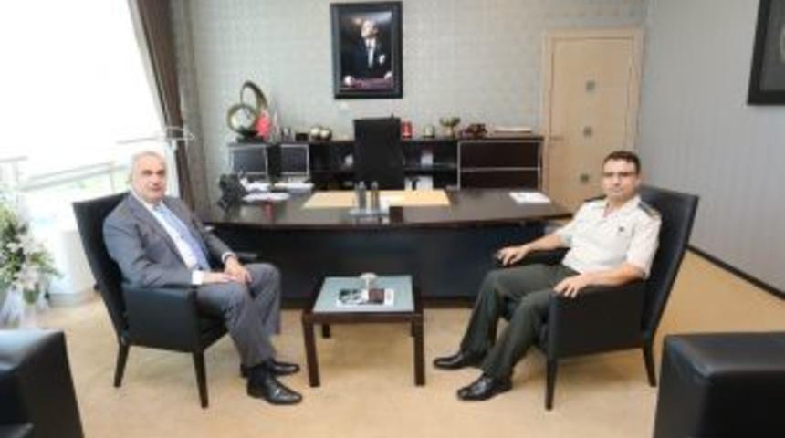 Başkan Kösemusul Albay Yiğit’i Ağırladı