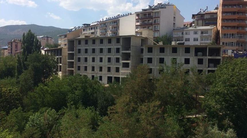Tunceli&rsquo;deki Kız Yurdunun Kaba İnşaatı Tamamlandı