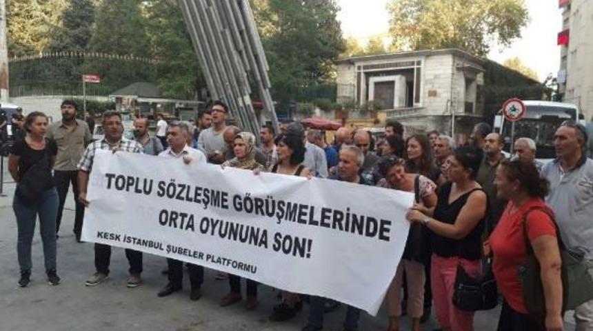 Kesk'ten Toplu Sözleşme Protestosu