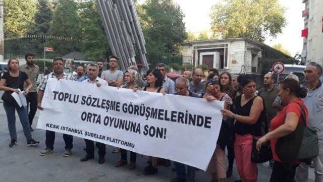 Kesk'ten Toplu Sözleşme Protestosu