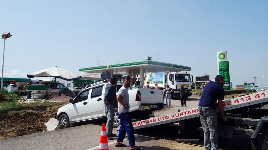 Tekirdağ&rsquo;da Zincirleme Trafik Kazası: 6 Yaralı