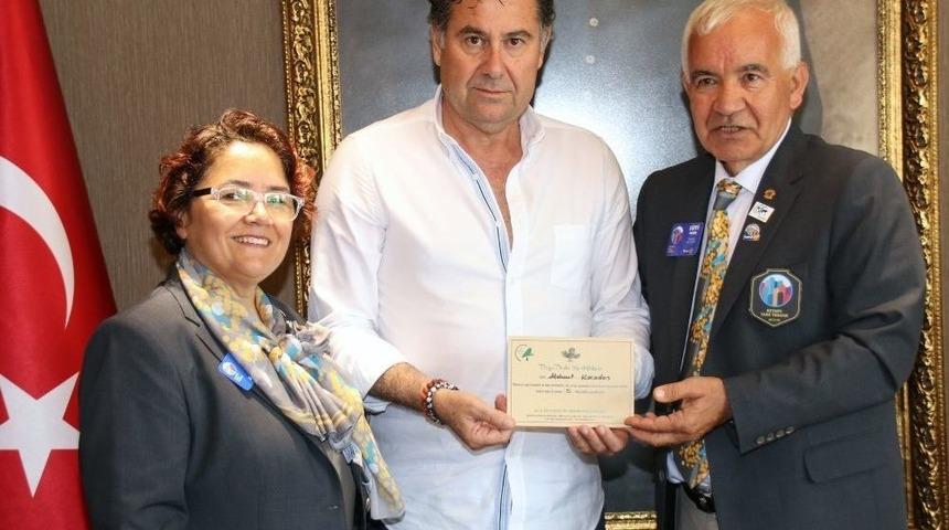Rotary Federasyon Başkanı&rsquo;ndan Başkan Kocadon&rsquo;a Ziyaret