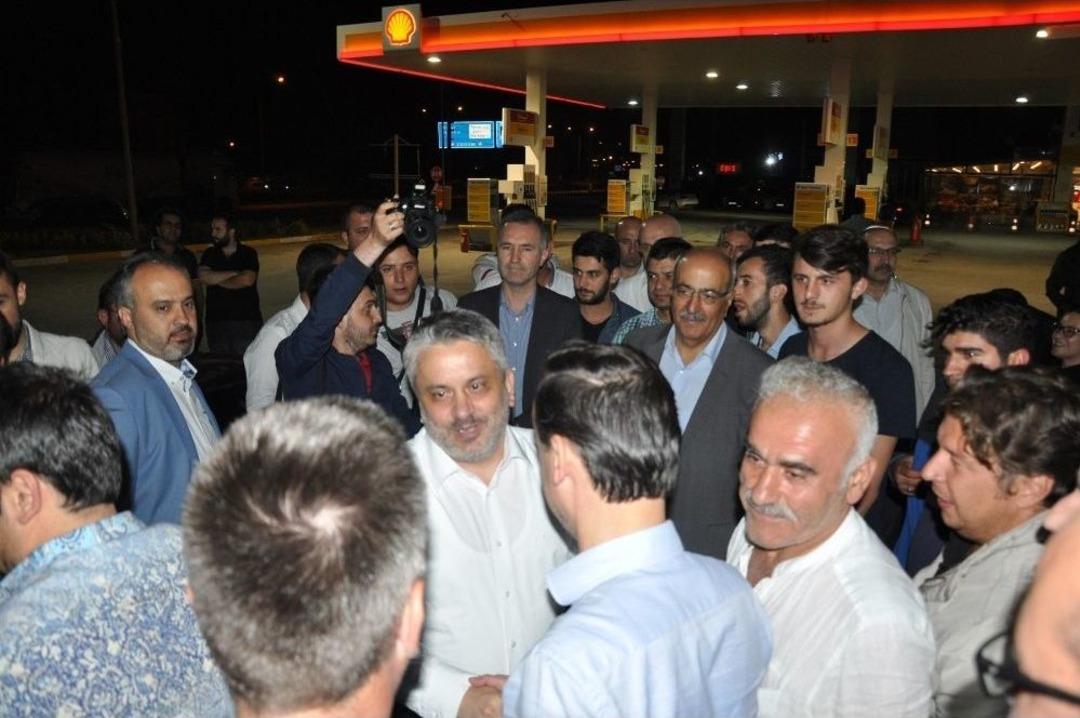 Ak Parti Bursa İl Başkanı Salman&rsquo;a Coşkulu Karşılama