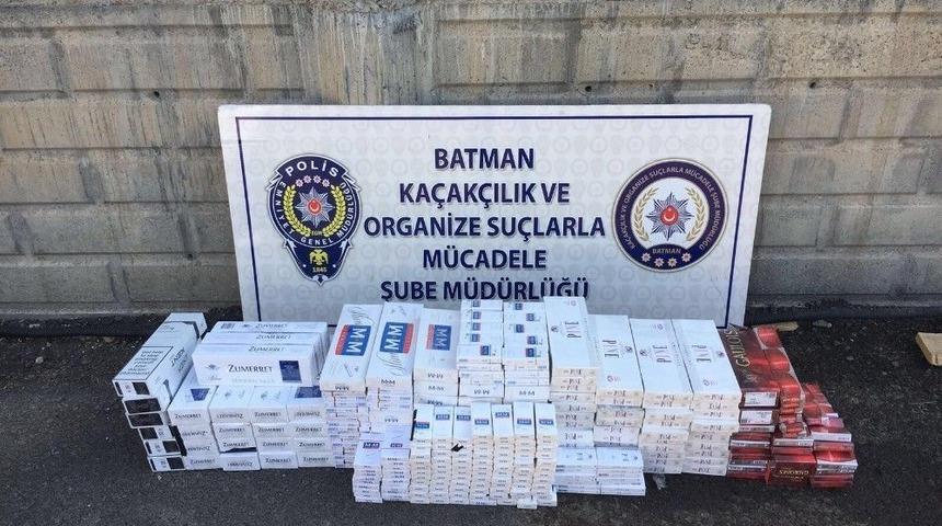 Batman&rsquo;da 7 Bin 270 Paket Ka&ccedil;ak Sigara Ele Ge&ccedil;irildi