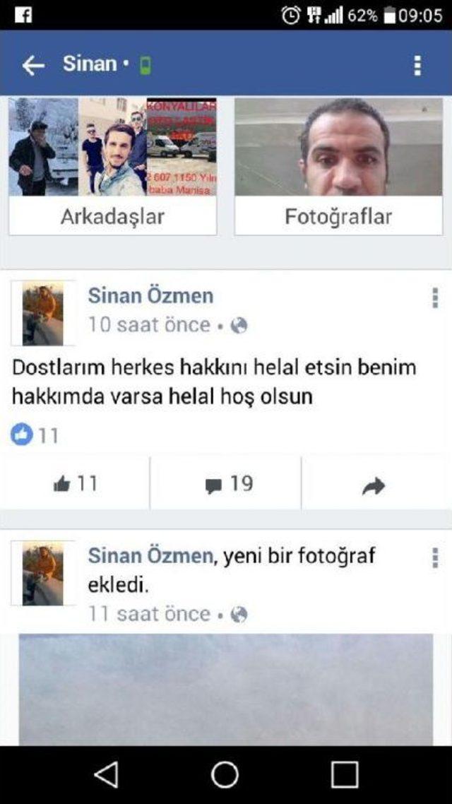 Sosyal Paylaşım Sitesinden Arkadaşlarına Veda Edip Intihar Etti