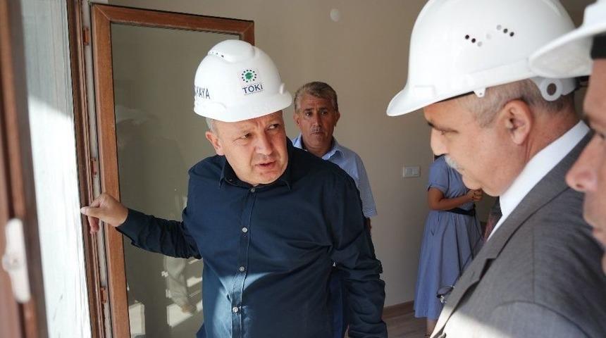 Vali G&uuml;ven&ccedil;er&rsquo;den Toki Yunuskent&rsquo;te İnceleme