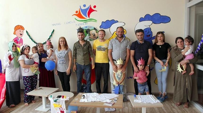 Hakkari&rsquo;de &Ccedil;ocuklarla Etkinlikler Programı D&uuml;zenlendi