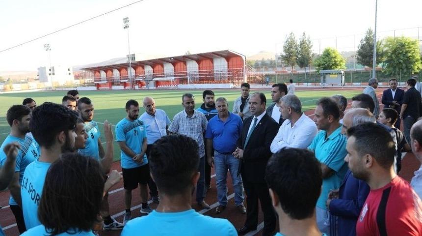 Çiftçi Büyükşehir Belediyesporlu Futbolcularla Buluştu