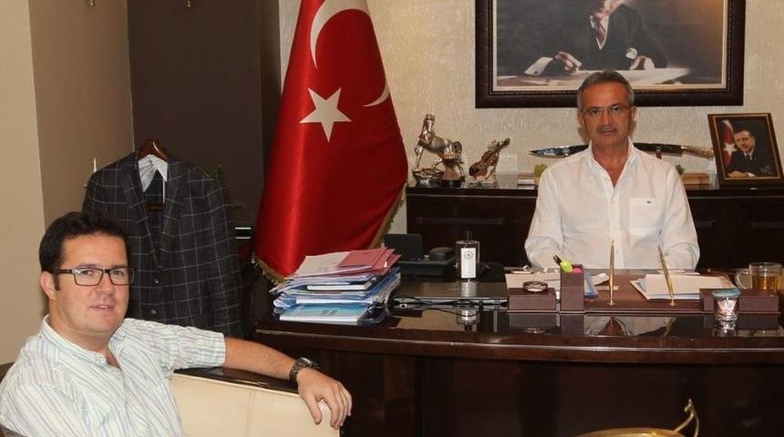 Ptt Müdür’ü Ve Başhekim Başkan Köşker’i Ziyaret Etti