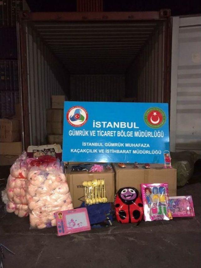 İstanbul’da Kaçak Oyuncak Operasyonu