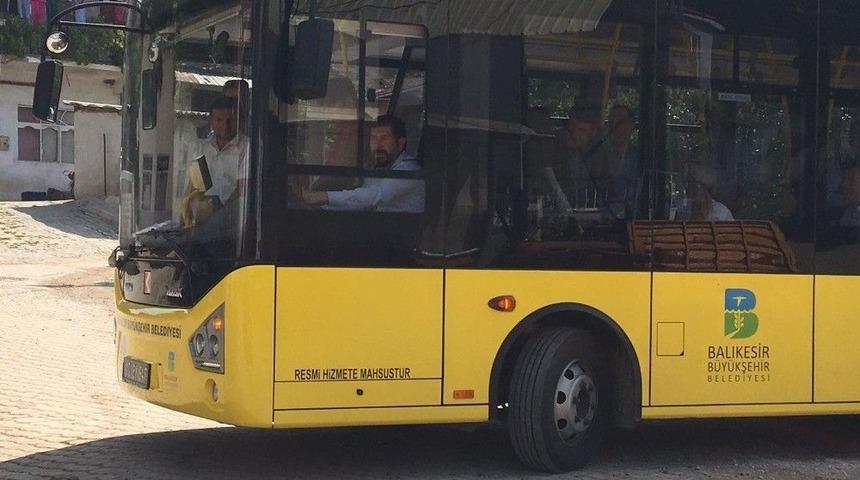 Sındırgı&rsquo;da Toplu Taşıma Aracı Hizmete Girdi