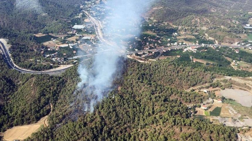 Fethiye&rsquo;deki Orman Yangınına M&uuml;dahale S&uuml;r&uuml;yor