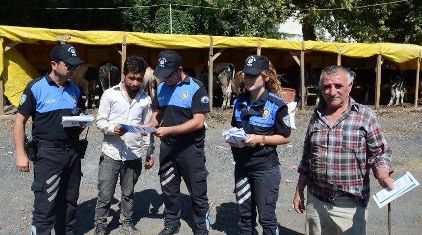 Polisten Kurbanlık Satan Esnafa Sahte Para Uyarısı