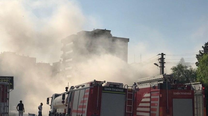 S&uuml;permarketin Deposunda Yangın