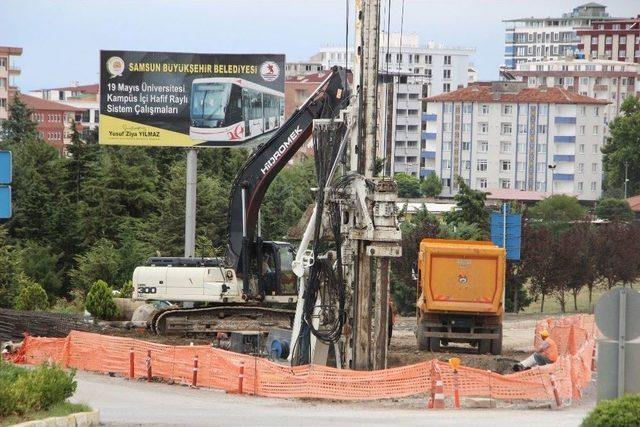 Omü’ye Tren 400 Metrelik Viyadükle Çıkacak