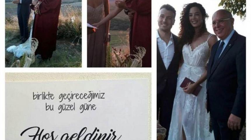 Eski D&uuml;nya G&uuml;zeli Azra Akın Nikah Masasına Oturdu