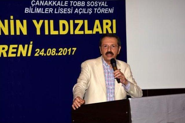 Tobb Başkanı Hisarcıklıoğlu Çanakkale'de