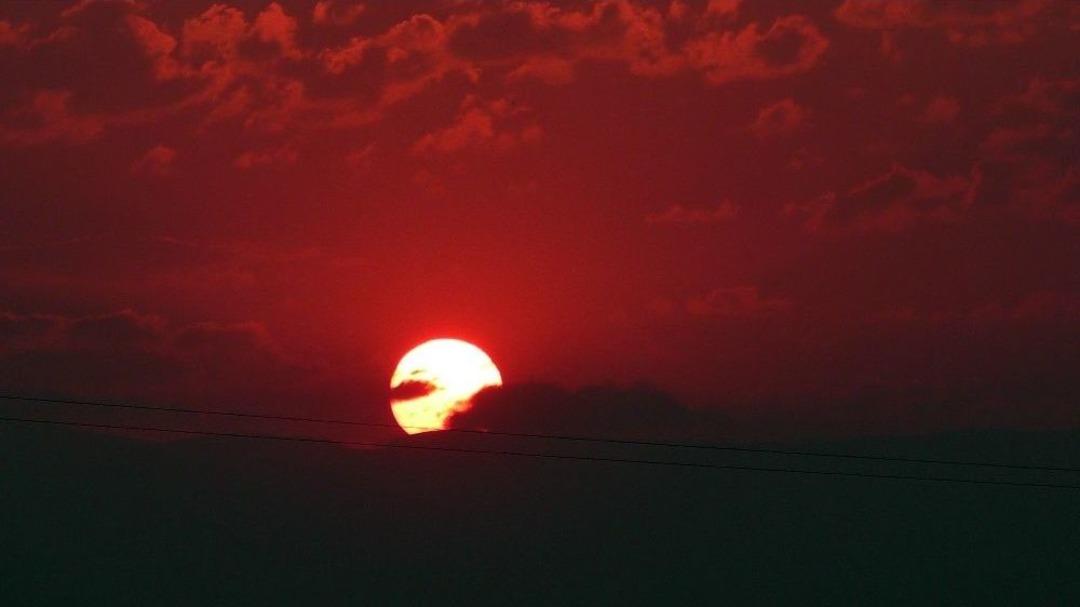 Ardahan&rsquo;da Muhteşem G&uuml;n Batımı