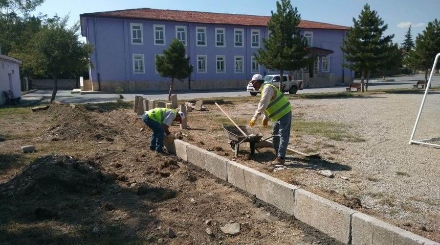 Seydişehir&rsquo;de Okul Bah&ccedil;eleri D&uuml;zenleniyor