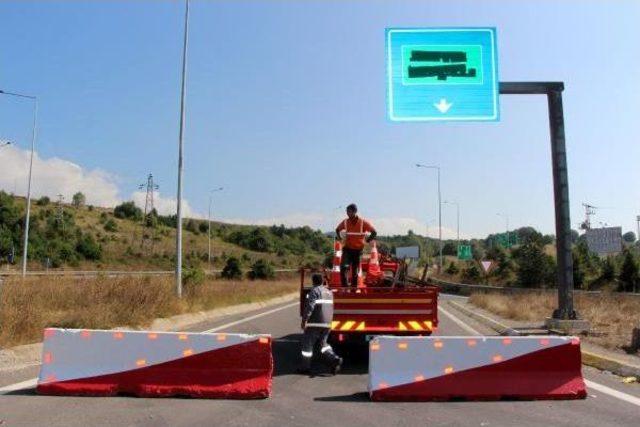 1 Aydır Kapalı Olan Tem’In Bolu Geçişinin İstanbul Yönü Açıldı