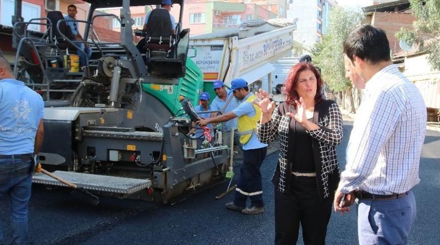 Başkan &Ccedil;er&ccedil;ioğlu, Nazilli&rsquo;deki Yol &Ccedil;alışmalarını Yerinde İnceledi