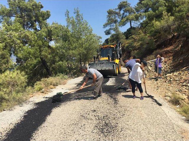 Gazeteciler Kazma Kürekle Yolları Düzeltti