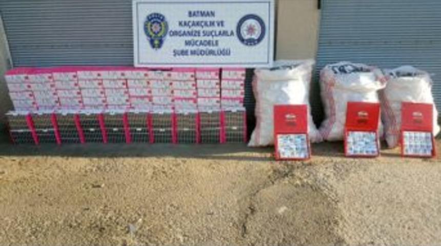 Batman&rsquo;da 6 Bin Paket Ka&ccedil;ak Sigara Ele Ge&ccedil;irildi