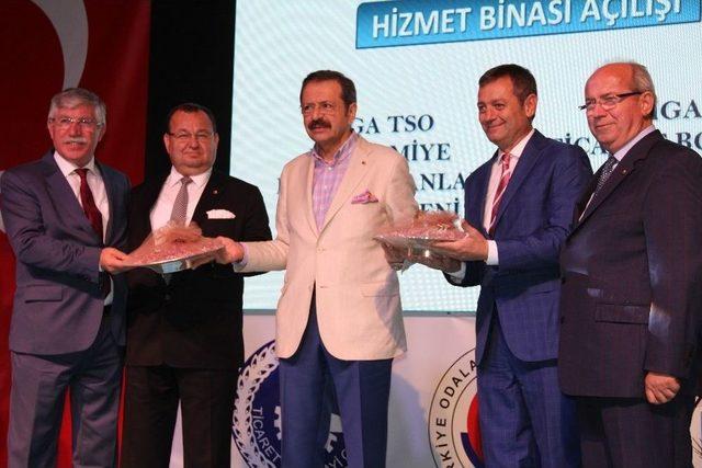 Hisarcıklıoğlu, Biga Tso’nun Yeni Hizmet Binasının Açılışına Katıldı.