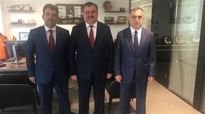 &Ccedil;aturoğlu Ve &Ccedil;akır, Erdemir Y&ouml;netim Kurulu Başkanını Ziyaret Etti