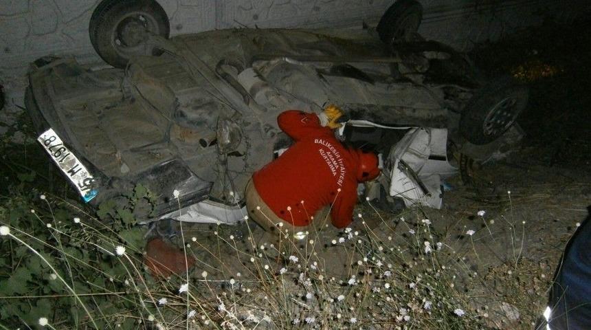 Balıkesir&rsquo;de Trafik Kazası İki Yaralı