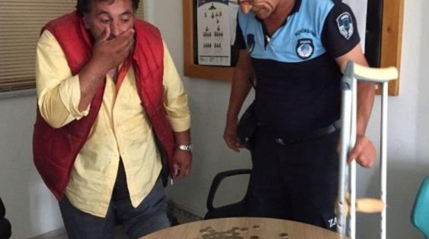 Yakalanınca İyileşen Dilenciden 730 Lira Para &Ccedil;ıktı