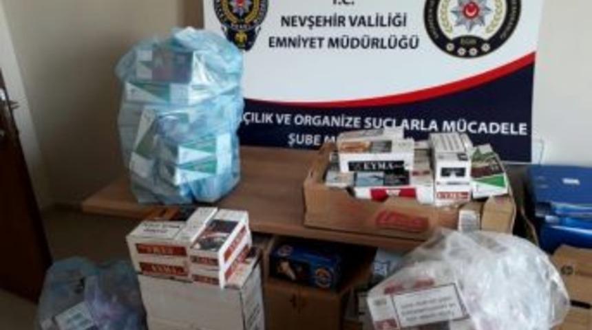 Nevşehir&rsquo;de 6 Bin 200 Gram Ka&ccedil;ak T&uuml;t&uuml;n Ele Ge&ccedil;irildi