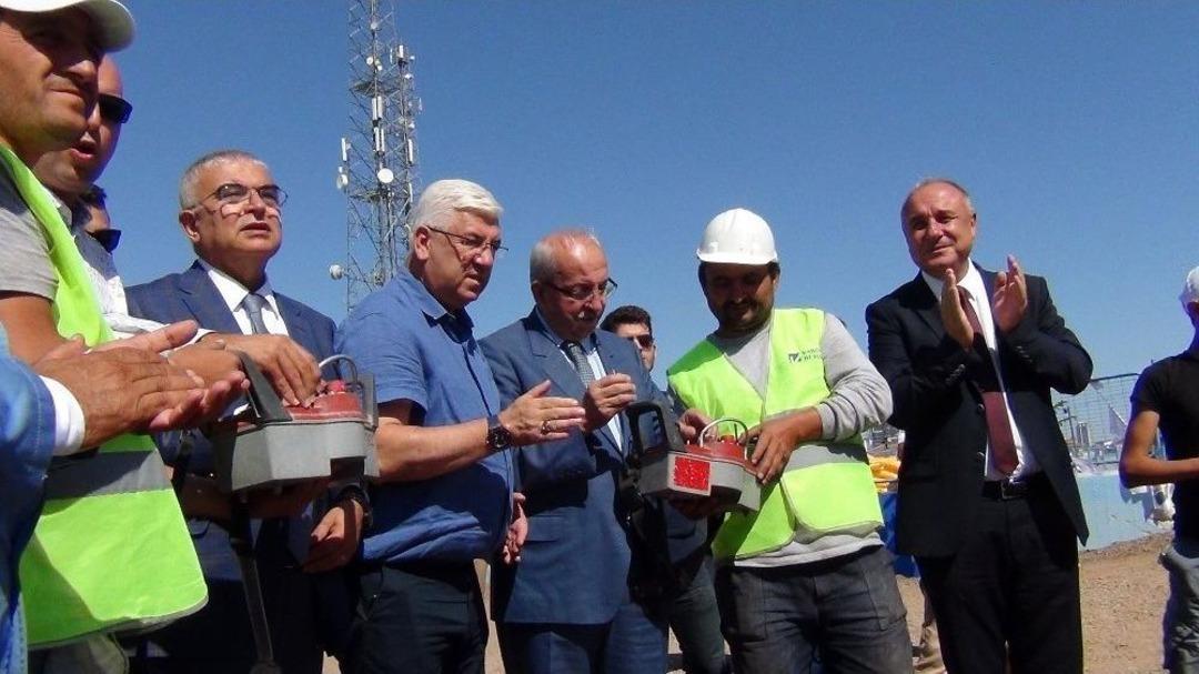 &Ccedil;orlu İ&ccedil;me Suyu Hattının Temeli Atıldı