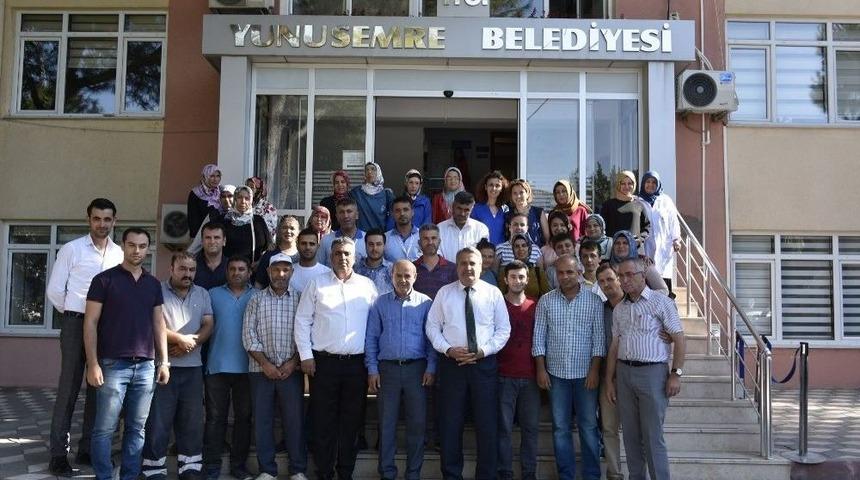 Başkan &Ccedil;er&ccedil;i Personeliyle Bayramlaştı