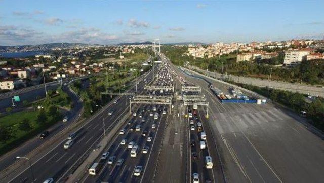 Fsm'deki Trafik Durumu Havadan Görüntülendi