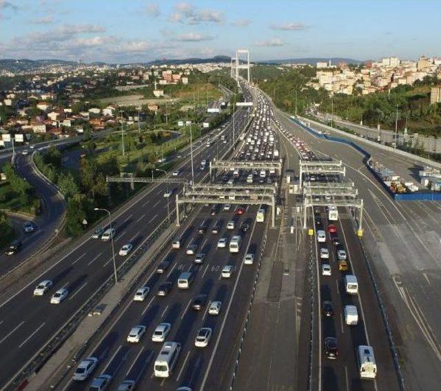 Fsm'deki Trafik Durumu Havadan Görüntülendi