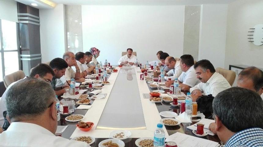 Patnos&rsquo;ta İl&ccedil;e Milli Eğitim M&uuml;d&uuml;rleri Toplantısı