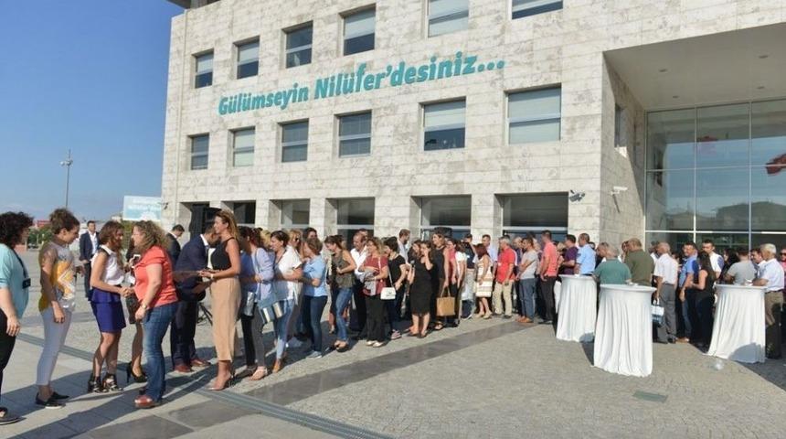 Nil&uuml;fer Belediyesi &Ccedil;alışanları Bayramlaştı