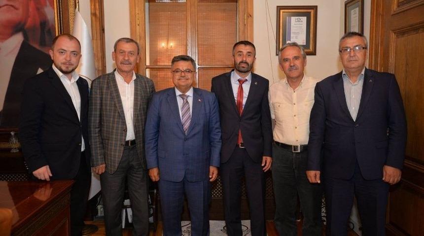 Başkan Yağcı, Siyasi Parti Başkanlarını Ağırladı