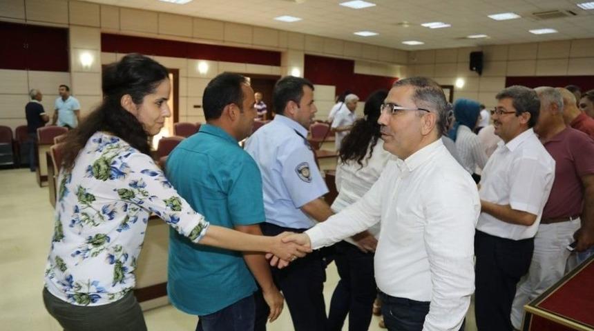 Başkan &Ccedil;elikcan &Ccedil;alışanlarıyla Bayramlaştı