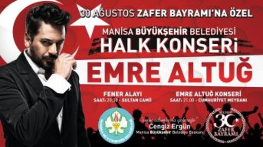 Emre Altuğ 30 Ağustos&rsquo;ta Manisa&rsquo;da Sahne Alacak