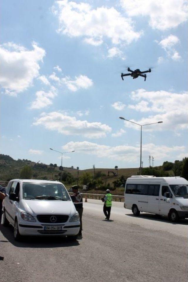 Bayram Trafiğinde Drone’lar Ceza Yağdırıyor