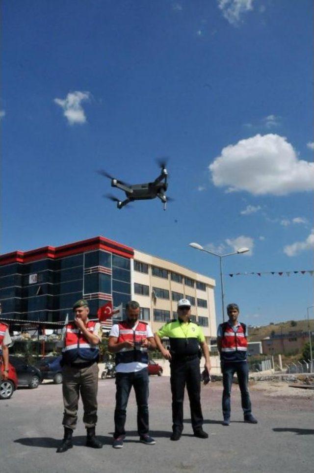 Yalova’Da Bayram Trafiğine ‘Drone’ Ile Denetim