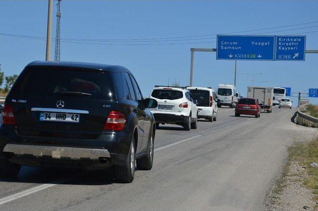 Bayram Trafiği Kırıkkale’de Erken Başladı