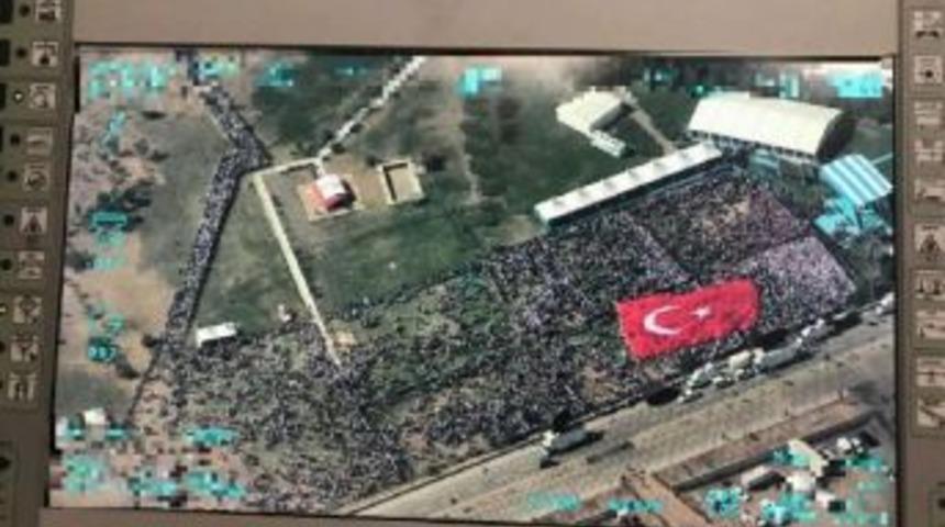 Bayraktar Tb2, Malazgirt'teki Anma Etkinliğini B&ouml;yle G&ouml;r&uuml;nt&uuml;ledi&nbsp;