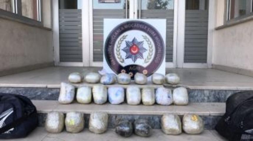 Ağrı&rsquo;da 21 Kilogram Eroin Maddesi Ele Ge&ccedil;irildi
