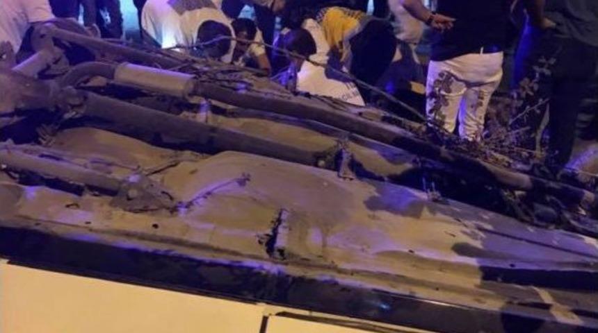 Yayaya &Ccedil;arpan Otomobil Takla Attı: 1 &Ouml;l&uuml;, 3 Yaralı