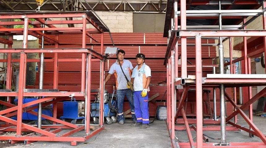 Muratpaşa&rsquo;da İlk 8 Ayda 193 Yeraltı Konteyneri &Uuml;retimi Ger&ccedil;ekleşti