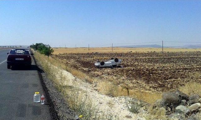 Kilis’te Otomobil Takla Attı: 5 Yaralı